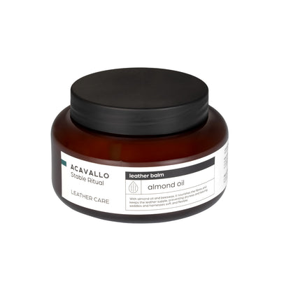 Acavallo - Læderbalsam, mandel, 500 ml (glycerin)