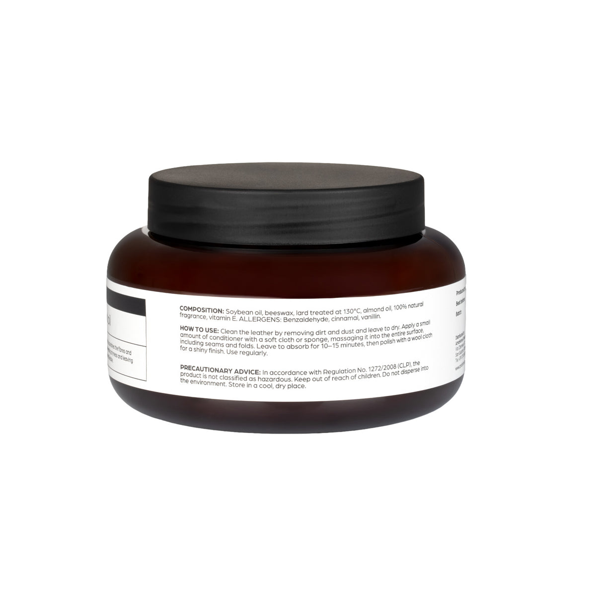 Acavallo - Læderbalsam, mandel, 500 ml (glycerin)