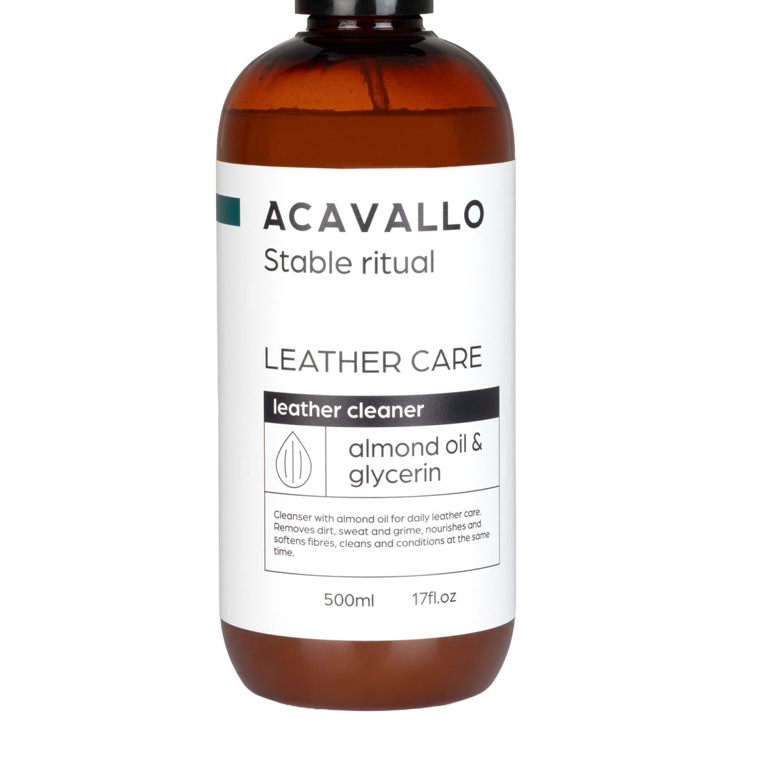 Acavallo - Lædersæbe, mandel, 500 ml (glycerin)