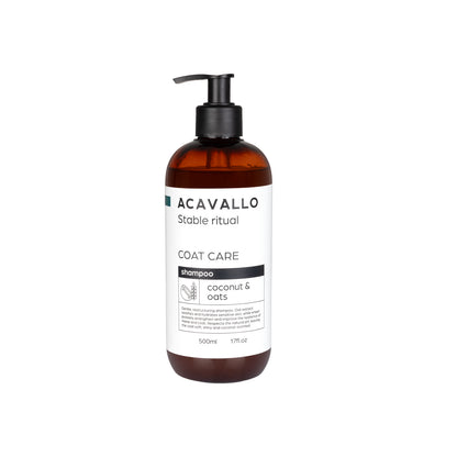 Acavallo - Shampoo, kokos og havre, silkeeffekt, 500 ml