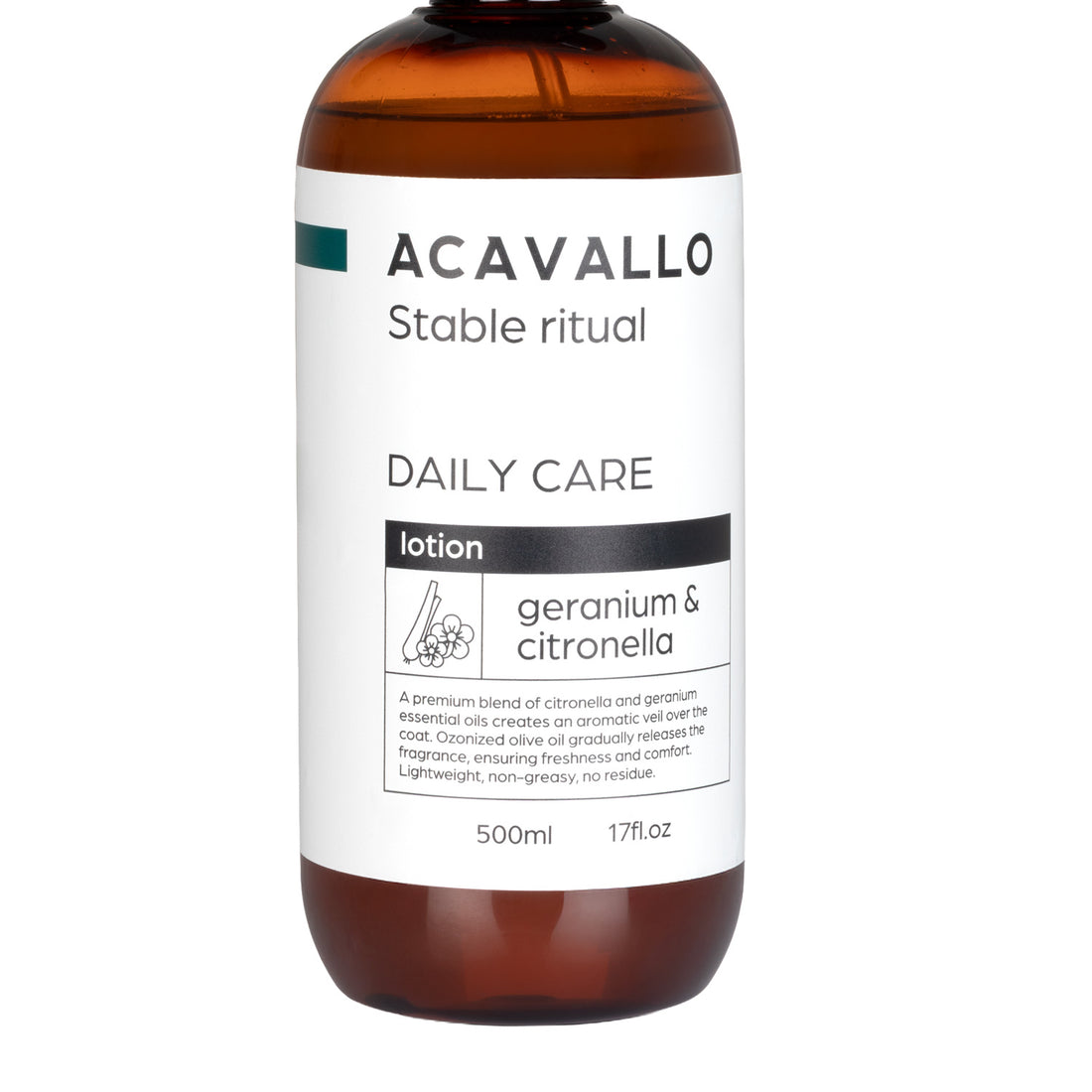 Acavallo - Insektlotion, citronella, neem og ozon, 500 ml