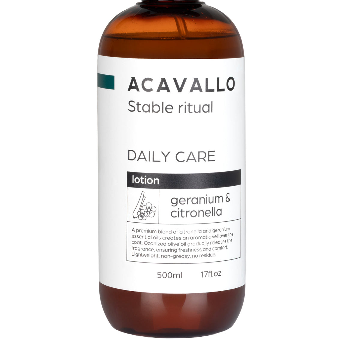Acavallo - Insektlotion, citronella, neem og ozon, 500 ml