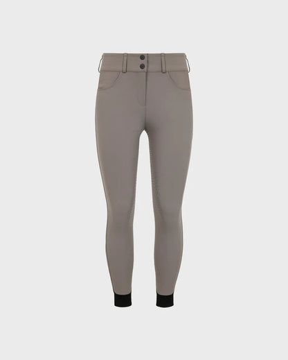 Trolle, High waist breeches, full grip, Dame- Taupe