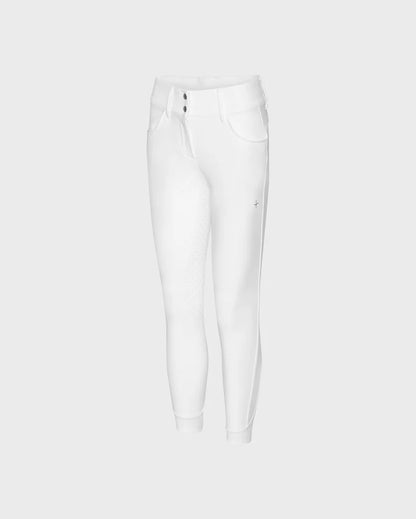 Trolle, High waist breeches, Knæ grip, Dame -Hvid