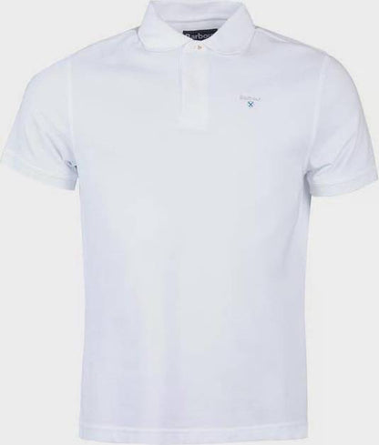 Barbour - Herre, Polo, Lightweight- Whisper White