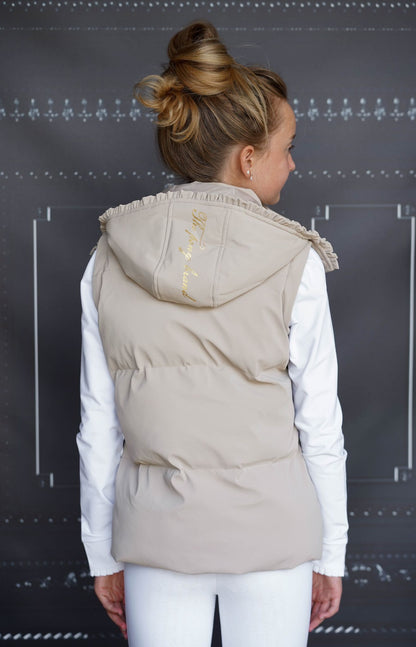 Joline - Vinter jakke/vest, beige