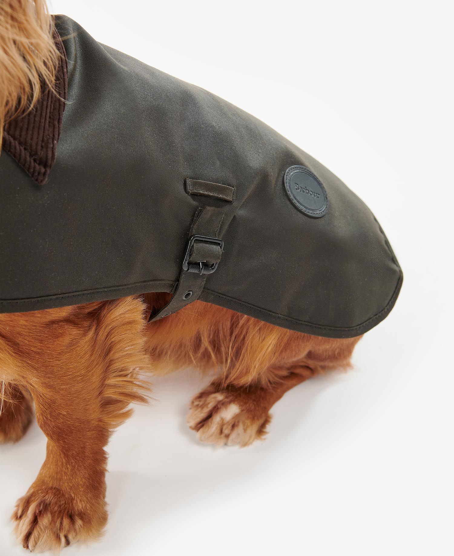 Barbour Wax Dog Coat - Olive