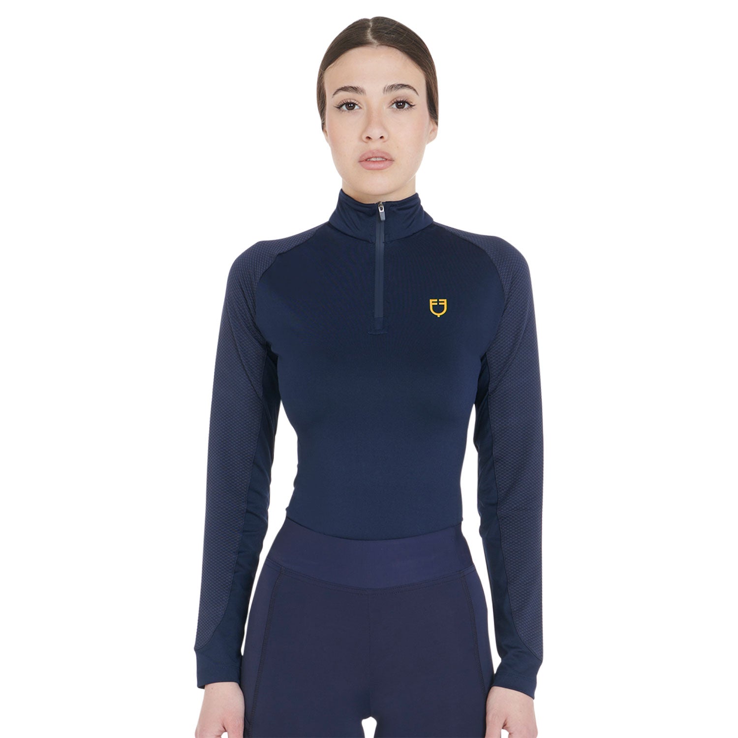 Equestro - Dame, baselayer Navy