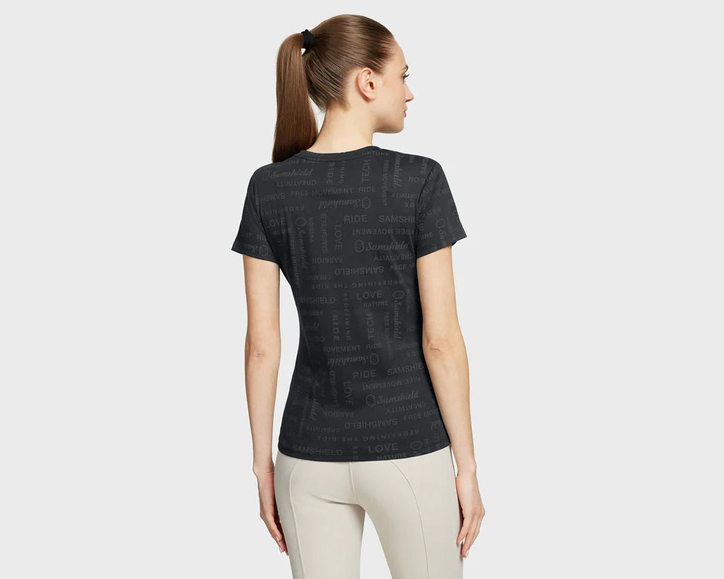 Samshield - T-shirt, Dame, Auxane Kortærmet, SS24 - Black