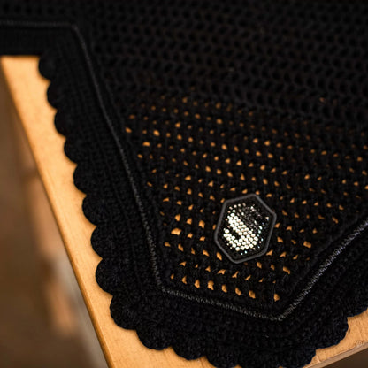 Samshield- Hut, Soundsheild Swarovski, Sort