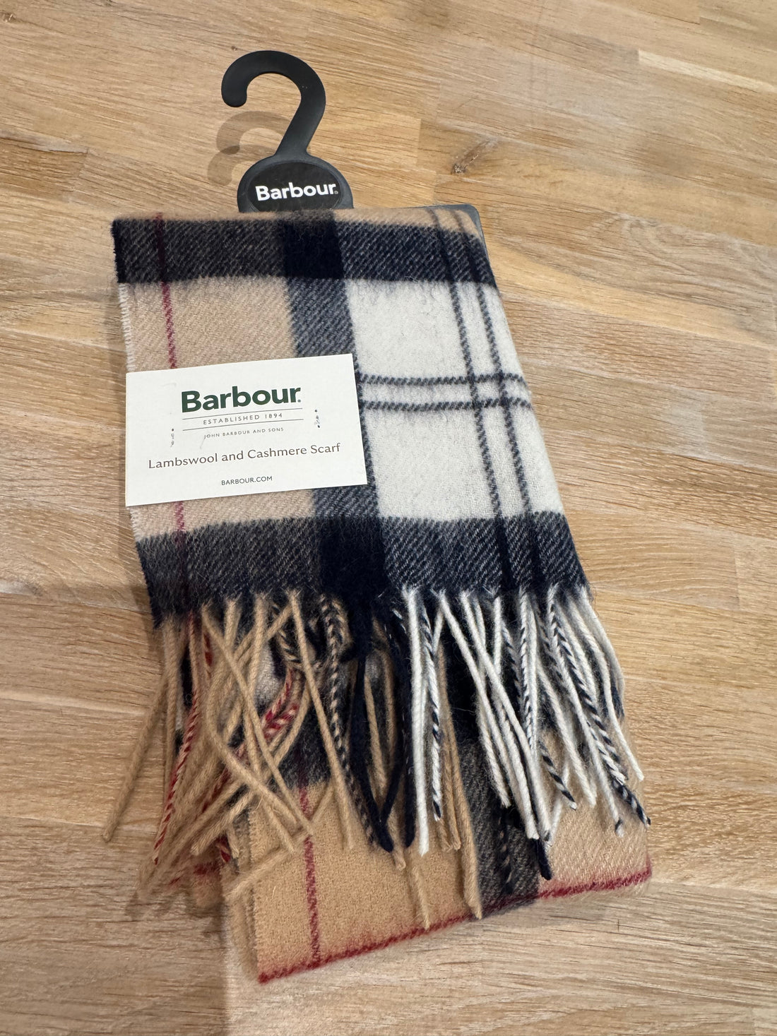 Barbour, Tørklæde, New Check- Hessian tartan