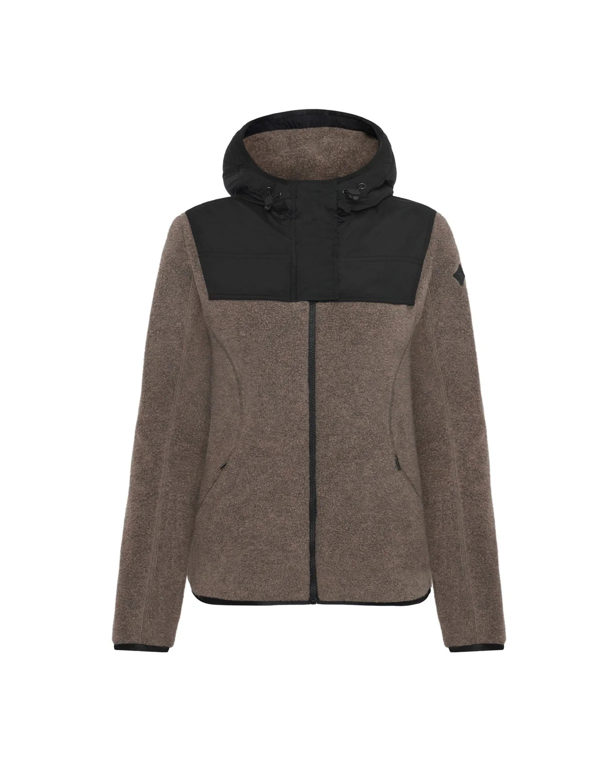 Trolle, Techno pile padded sherpa, Jakke, Dame- black/Taupe