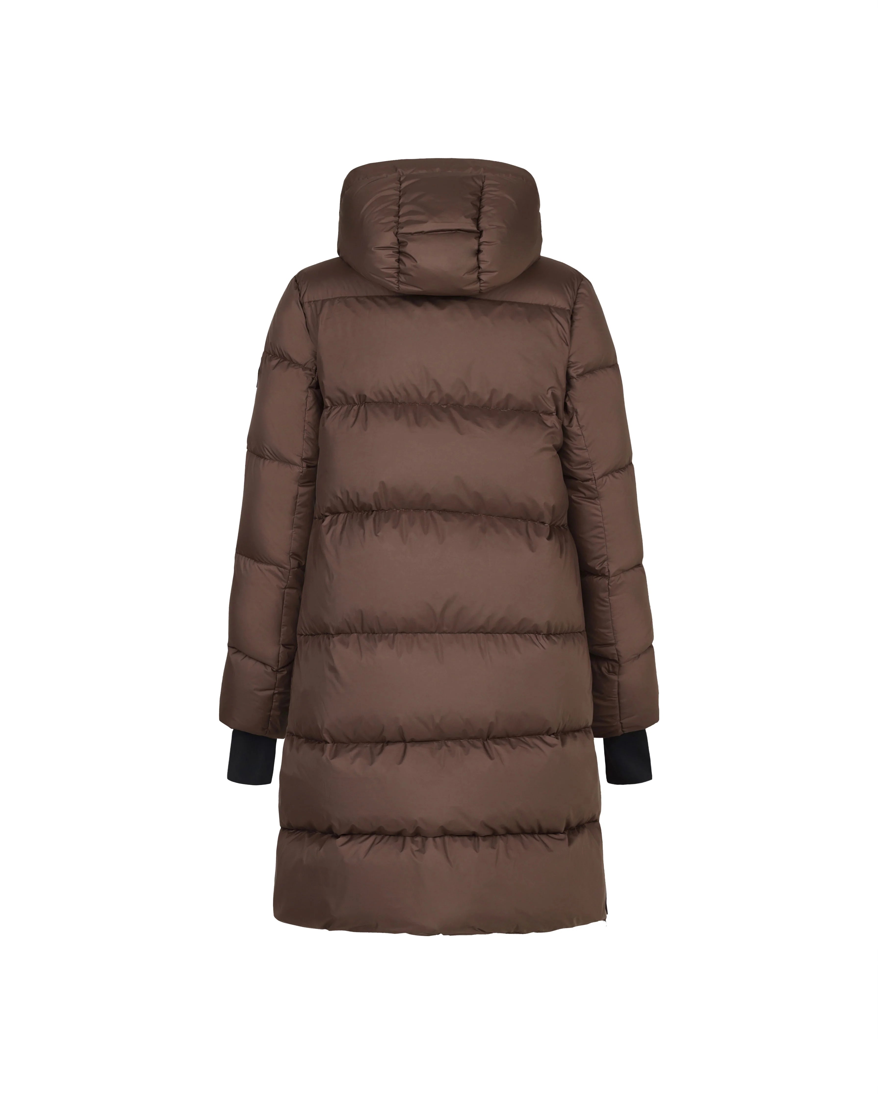 Trolle, Jakke, Long Goose Down 2.0- Terra Brown