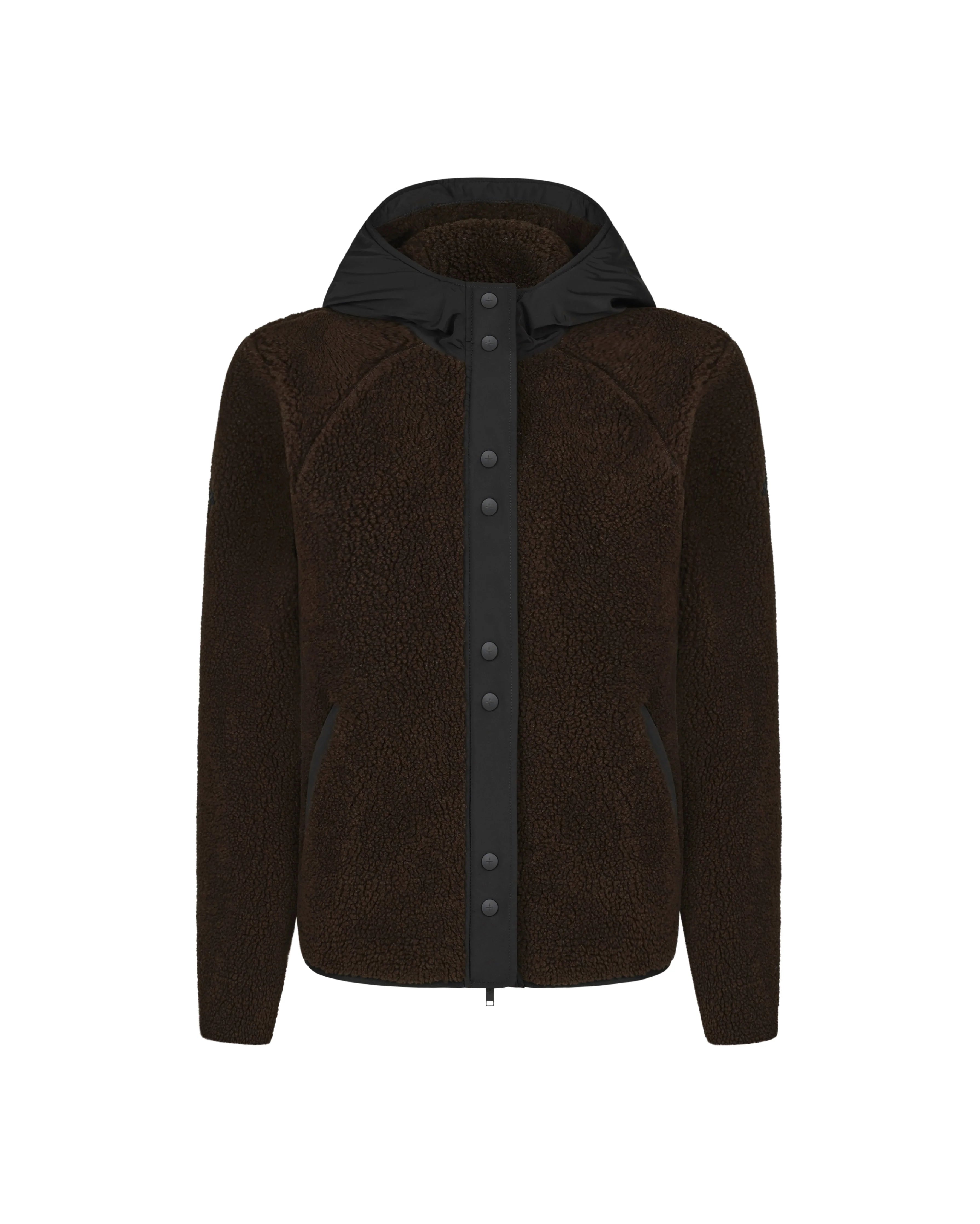Trolle, Techno pile padded sherpa, Jakke, Dame- Terra Brown