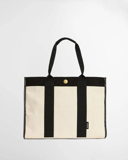 Barbour, Taske, Selena Tote- Hvid/Navy