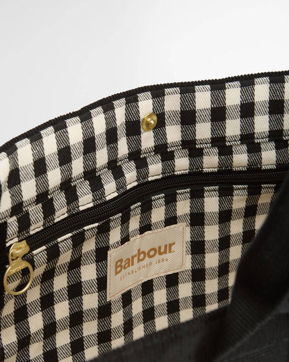 Barbour, Taske, Selena Tote- Hvid/Navy