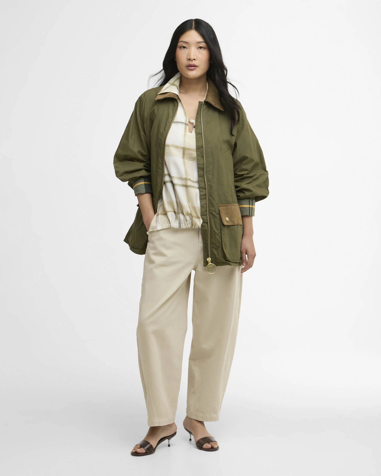Barbour, Casual jakke, Laneshaw- Grøn