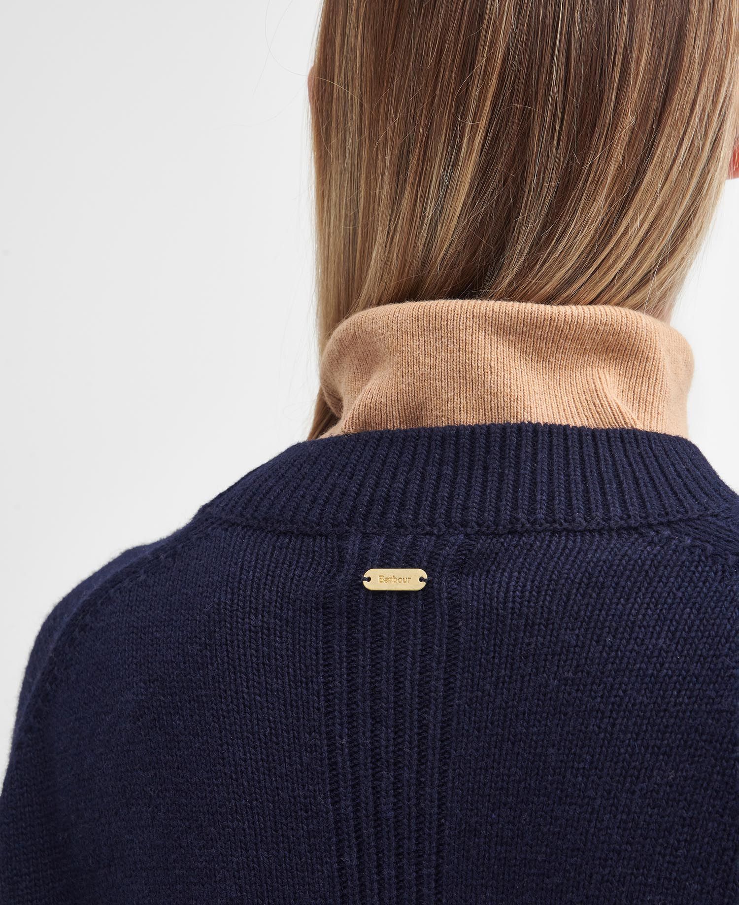 Barbour - Dame jumper, Reighton Knit - Navy