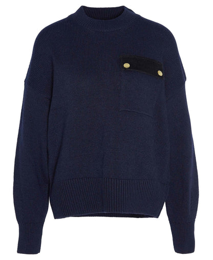 Barbour - Dame jumper, Reighton Knit - Navy