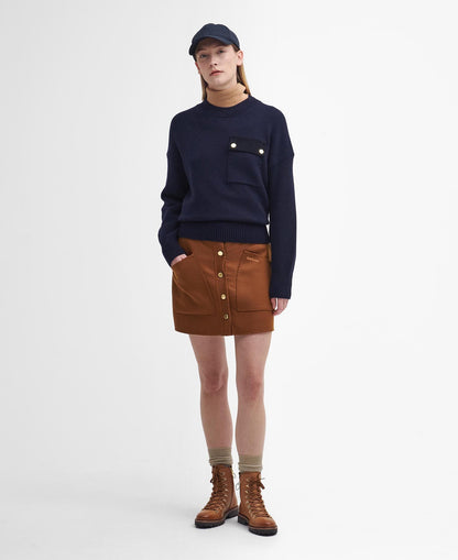 Barbour - Dame jumper, Reighton Knit - Navy