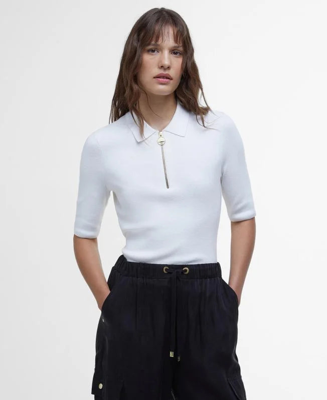 Barbour- Strik, Emerson knitted  jumper- Natural