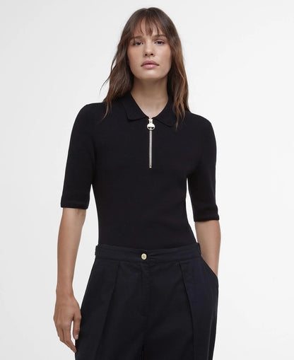 Barbour- Strik, Emerson knitted  jumper- Black