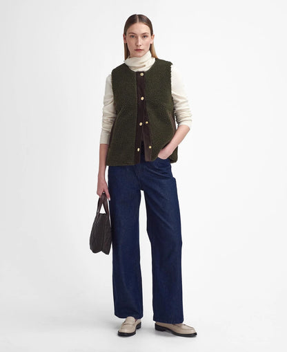 Barbour- Dame fleece vest, Dulsie Liner - Olive/Ancient