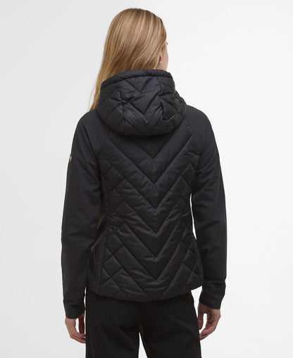 Barbour - Jakke, Dakota Quilted sweat- Black