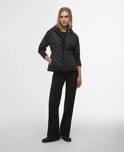 Barbour - Jakke, Dakota Quilted sweat- Black