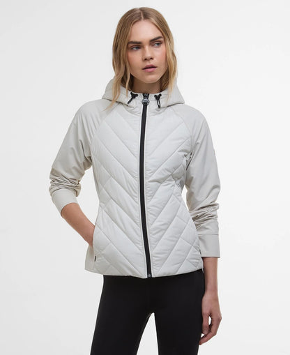 Barbour - Jakke, Dakota Quilted sweat- Natural
