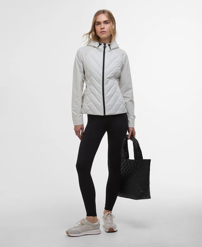 Barbour - Jakke, Dakota Quilted sweat- Natural