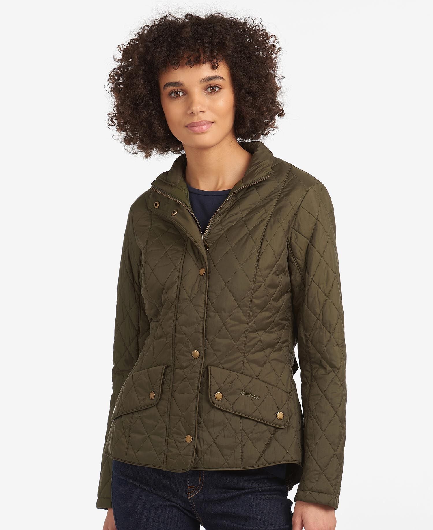 Barbour - Dame, Jakke, Flyweight Cavalry -Olive