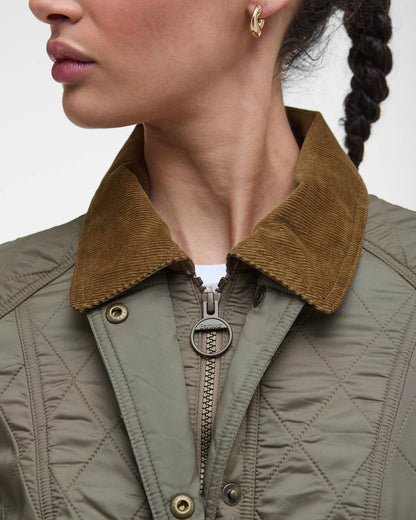 Barbour- jakke, Dame, Polar Quilt- Brown