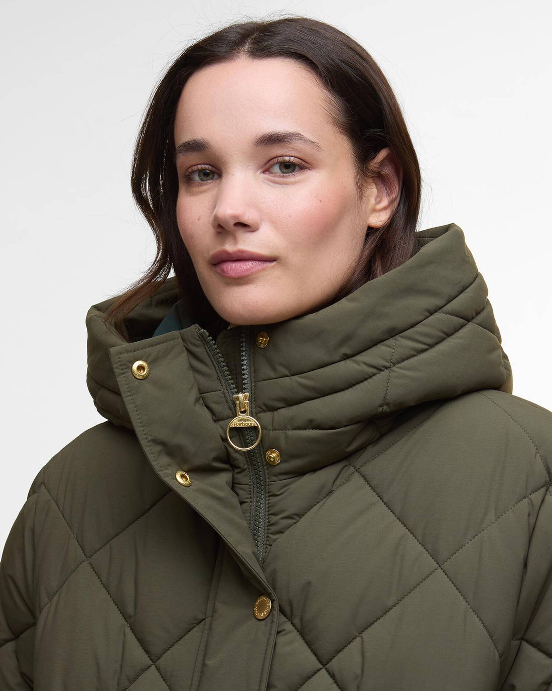 Barbour - Dame jakke, Kaliyn Puffer- Olive
