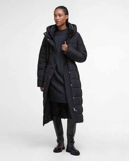 Barbour - Dame jakke, Freya Puffer- Sort