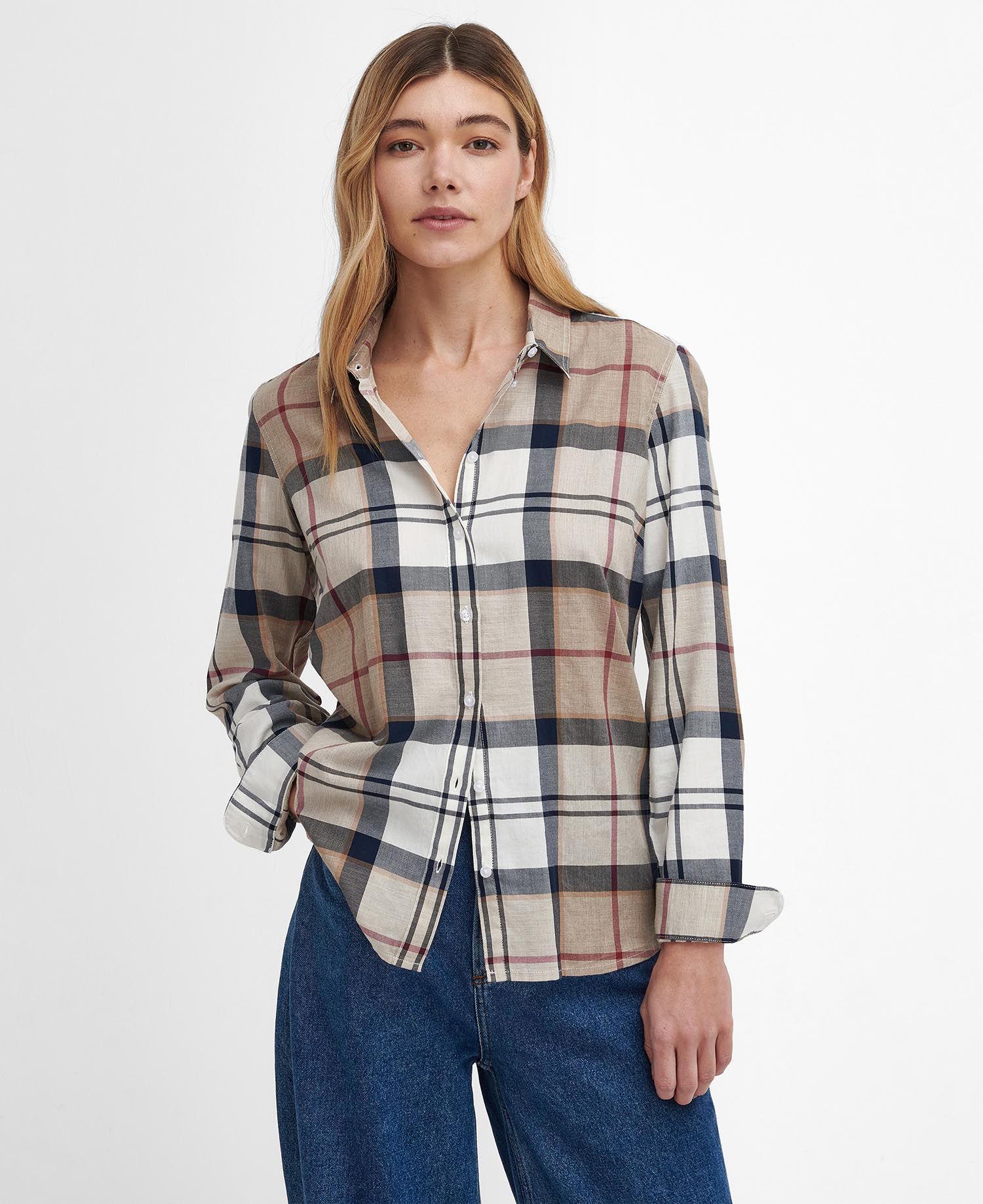 Barbour - Skjorte, Dame - Bredon Check - Hessian Tartan