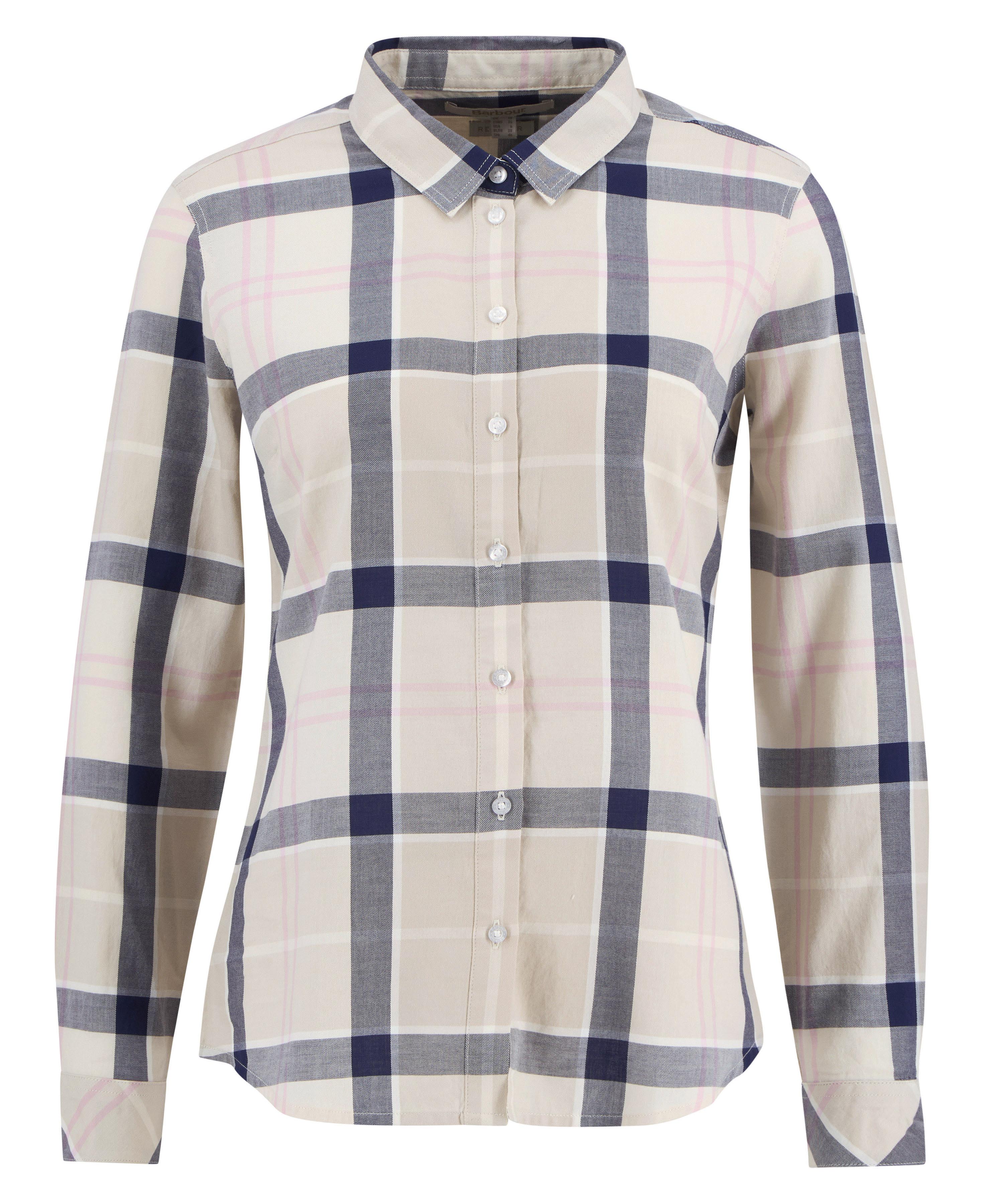 Barbour, Skjorte, Bredon check- Cherry blossom tartan
