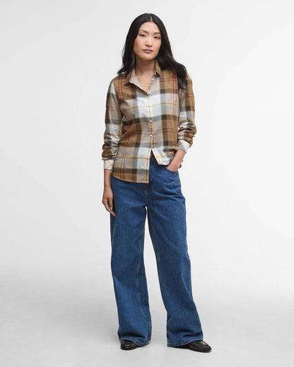 Barbour - Skjorte, Dame, Bredon check- Light Muted Tartan