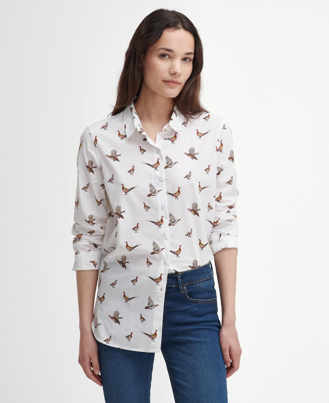 Barbour - skjorte -Safari Shirt - Grouse Print