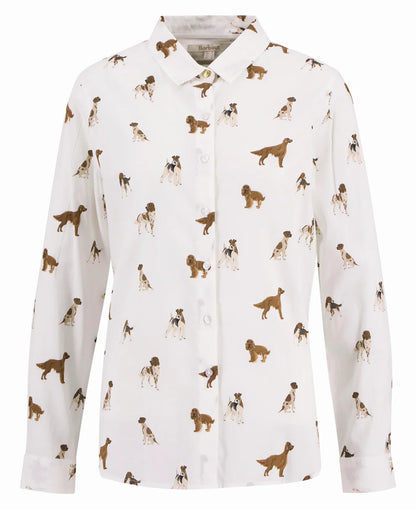 Barbour, Skjorte, Safari- Multi dog print
