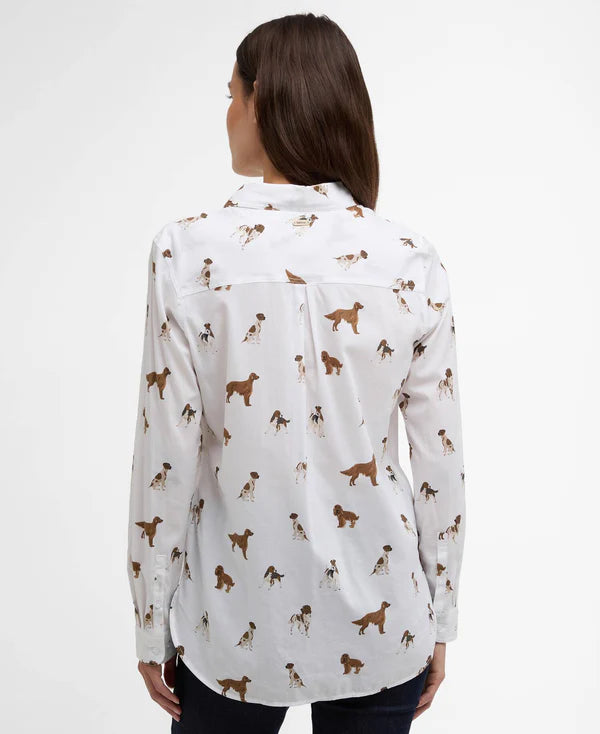Barbour, Skjorte, Safari- Multi dog print