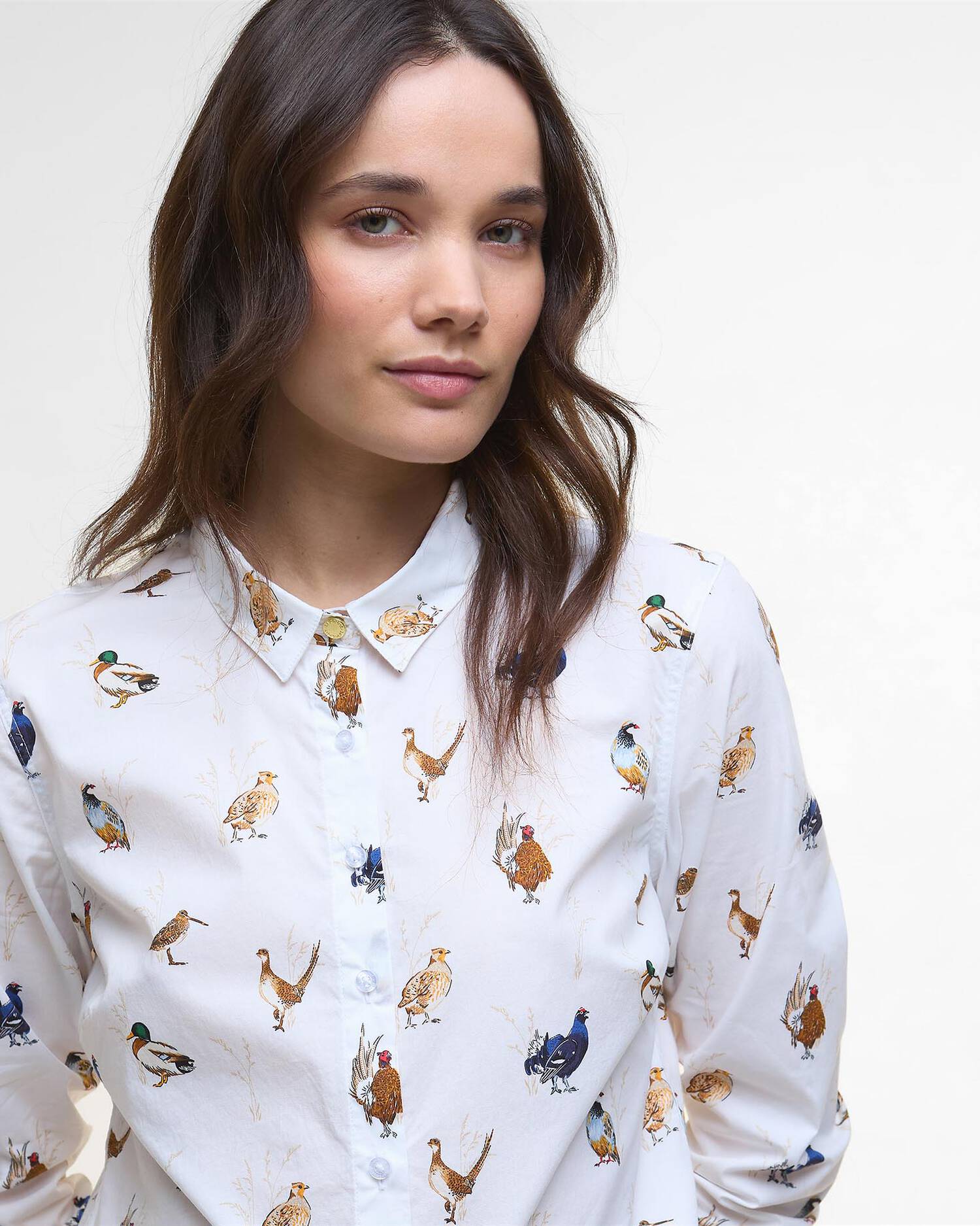 Barbour, Dame, Barmbles, Skjorte- Bird Print