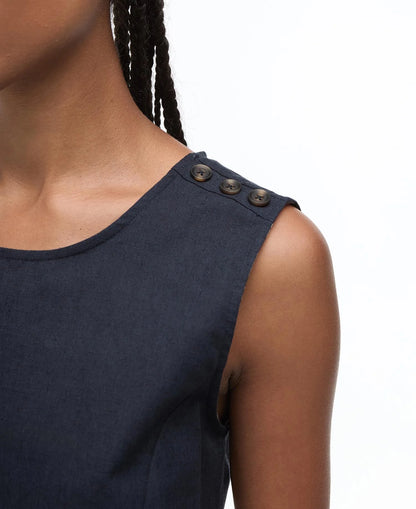 Barbour- Vest, Lucy Top- Navy