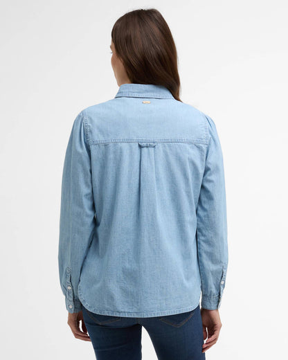 Barbour - dame skjorte, Zaria shirt chambray- Denim