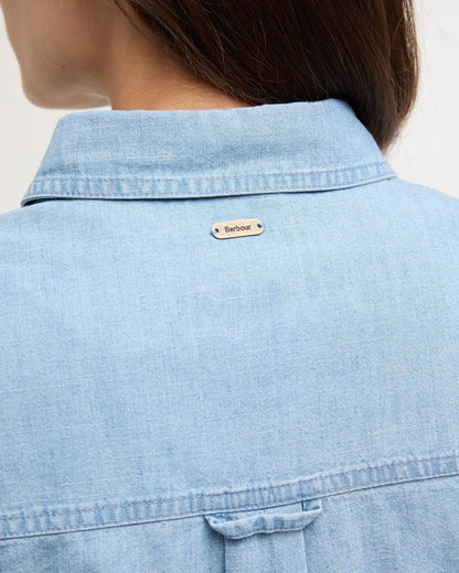 Barbour - dame skjorte, Zaria shirt chambray- Denim