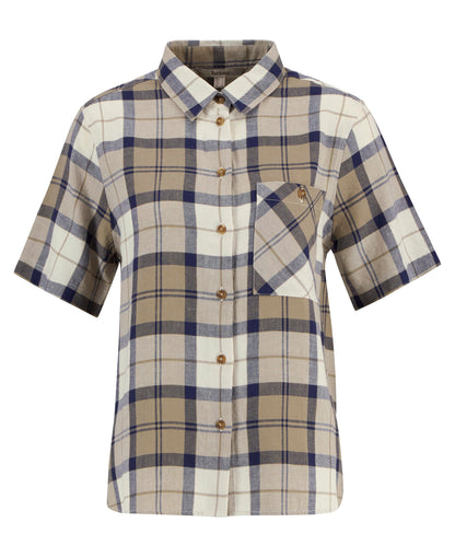 Barbour, t Shirt, Fern- Dress Navy Tartan