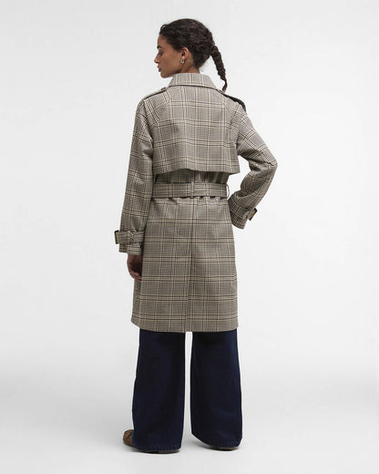 Barbour, Trench jakke, Maia- Stribet