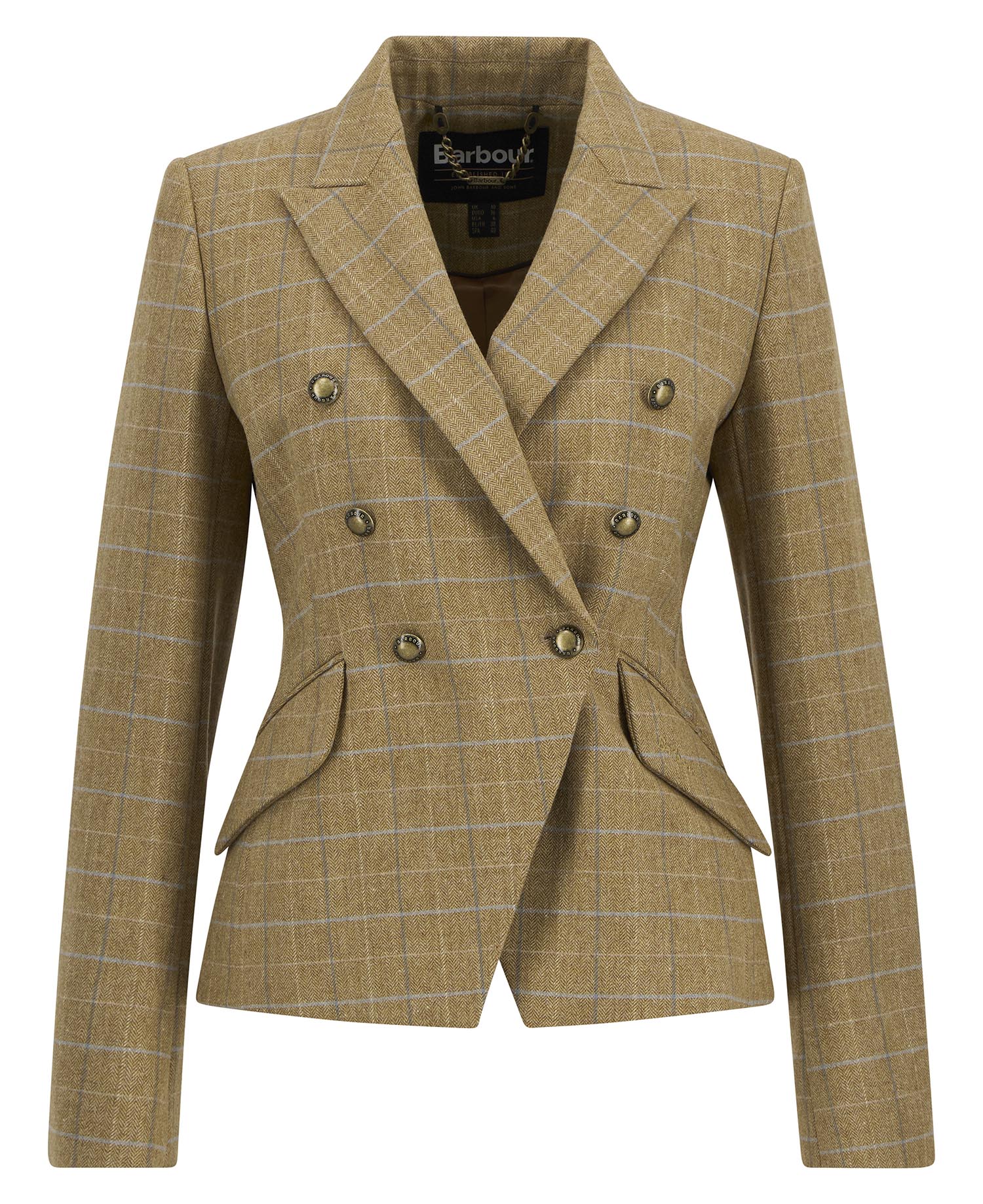 Barbour, Blazer, Dame, Wisteria- Blue Tweed