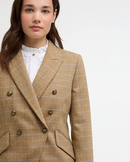 Barbour, Blazer, Dame, Wisteria- Blue Tweed