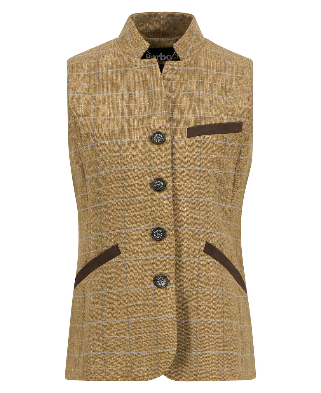 Barbour, Vest, Dame, Petunia- Blue Tweed